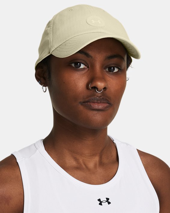 Women's UA ArmourVent Adjustable Cap in Brown image number 2